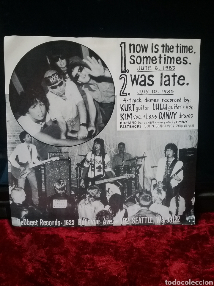 Discos de vinilo: FASTBACKS 1983-85 DEDBEET RECORDS SEATTLE 1992 - Foto 2