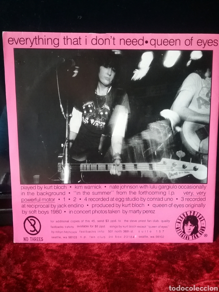 Discos de vinilo: FASTBACKS 1990 NO THREES RECORDS - Foto 2
