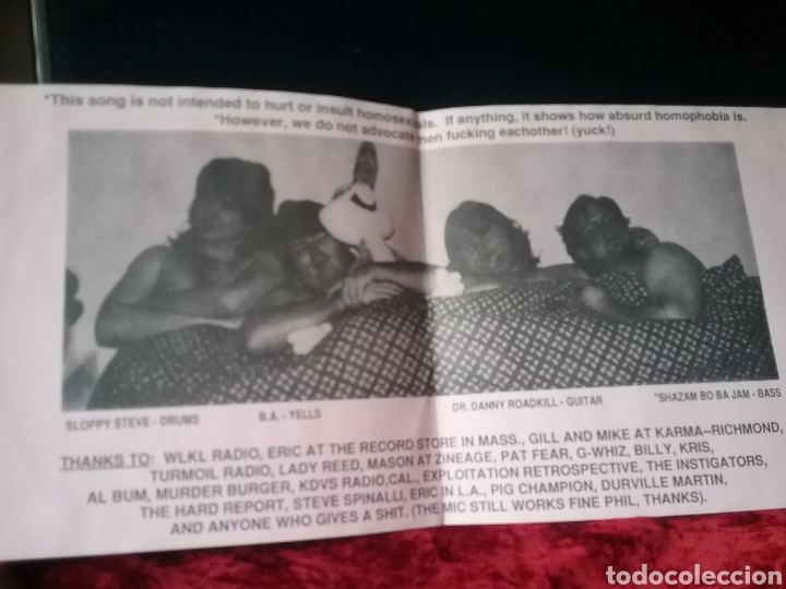 Discos de vinilo: SLOPPY SECONDS 1990 TOXIC SHOCK - Foto 3