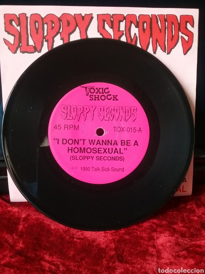 Discos de vinilo: SLOPPY SECONDS 1990 TOXIC SHOCK - Foto 4