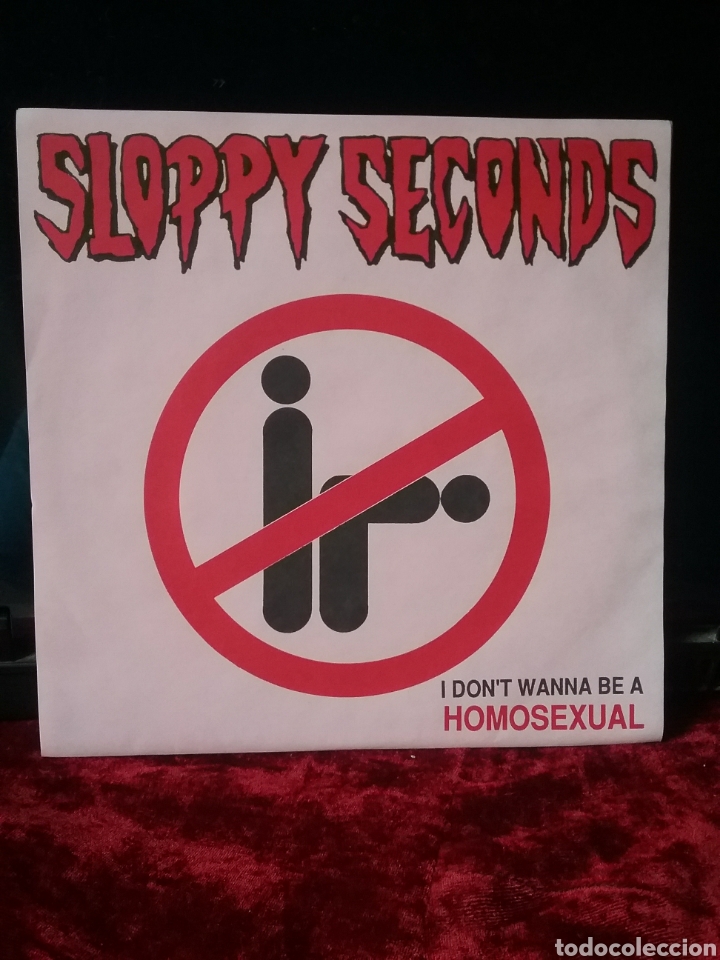 Discos de vinilo: SLOPPY SECONDS 1990 TOXIC SHOCK - Foto 1