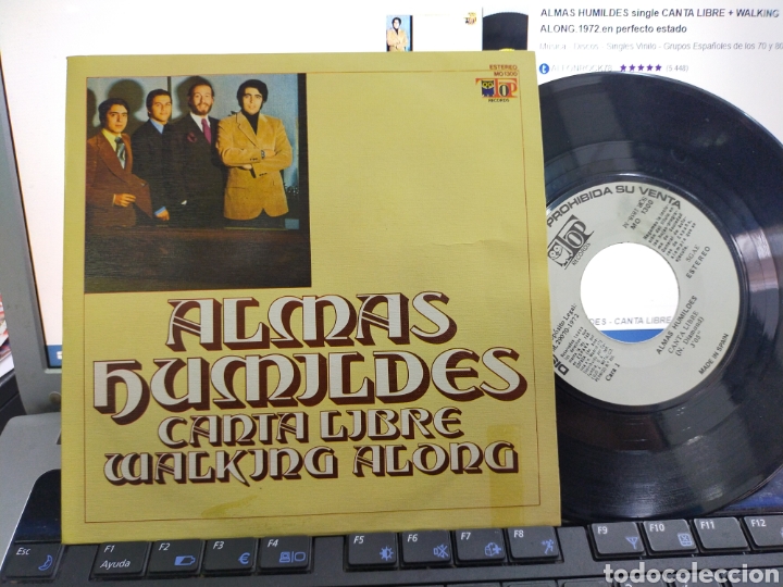 Disques de vinyle: Almas humildes single promocional canta libre 1972