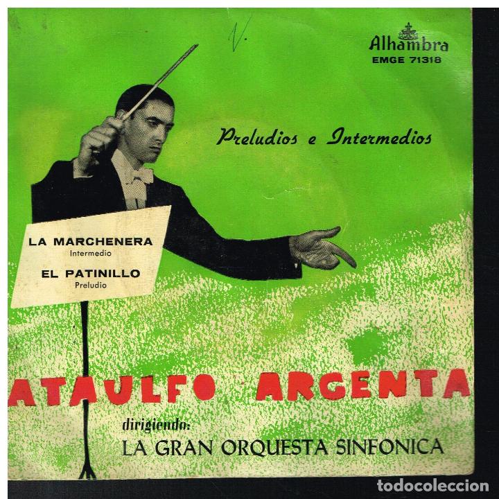 Discos de vinilo: PRELUDIOS E INTERMEDIOS - LA MARCHENERA / EL PATINILLO - EP 1959 - Foto 1