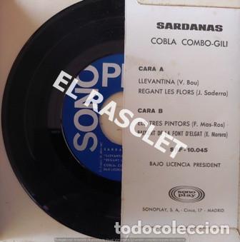Discos de vinilo: SINGLE DE - SARDANAS - COBLA COMBO GILI - - Foto 2