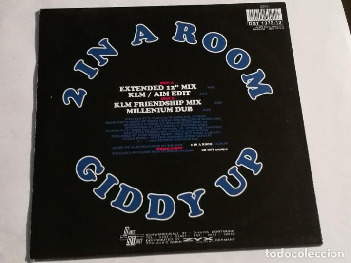 Discos de vinilo: 2 In A Room - Giddy Up - 1995 - Foto 2