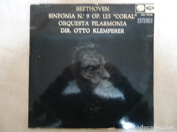 Discos de vinilo: DISCO LP DE VINILO DOBLE BEETHOVEN SINFONIA N&ordm; 9 OP. 125