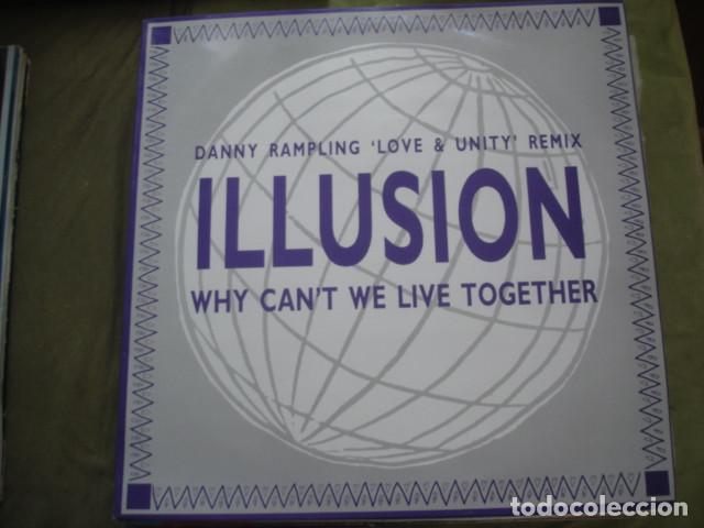 Discos de vinilo: Illusion Why Cant We Live Together - Foto 1