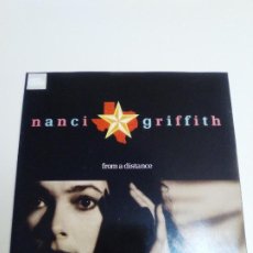 Discos de vinilo: NANCI GRIFFITH FROM A DISTANCE / LOVE WORE A HALO ( 1988 MCA RECORDS UK ). Lote 224716413