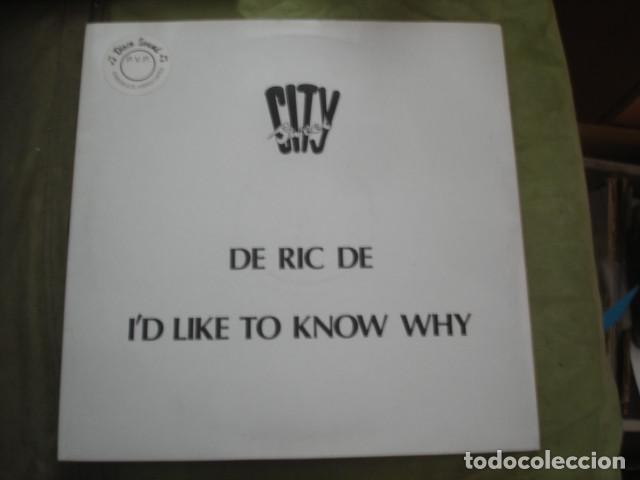 Discos de vinilo: De Ric De &lrm; Id Like To Know Why - Foto 1