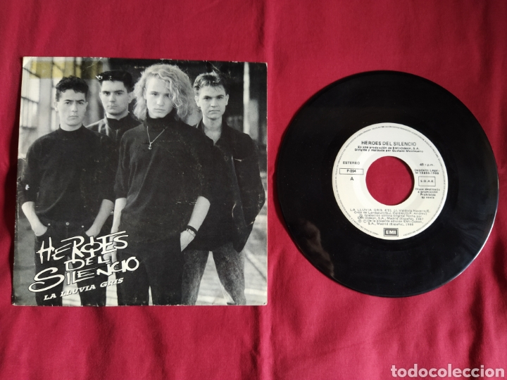Discos de vinilo: H&eacute;roes del silencio / La Lluvia Gris / Bunbury - Foto 3