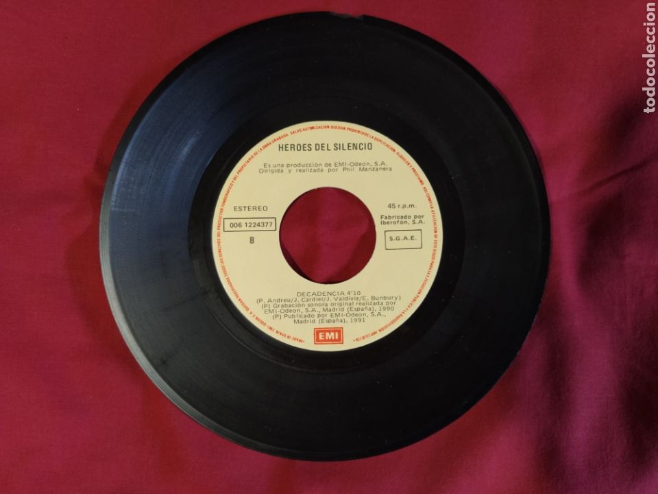 Discos de vinilo: H&eacute;roes del Silencio / Despertar / Bunbury - Foto 6