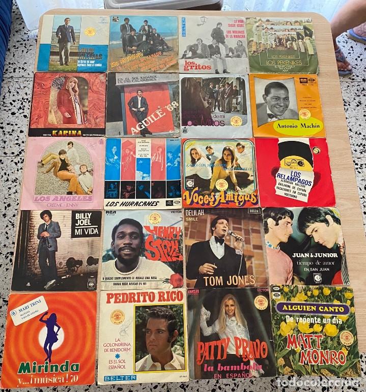 Discos de vinilo: COLECCION DISCOS VINILO : 75 DISCOS SINGLE + 6 DISCOS LP - Foto 1