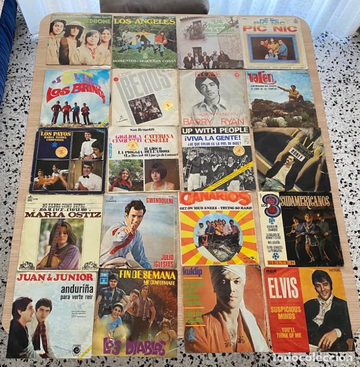 Discos de vinilo: COLECCION DISCOS VINILO : 75 DISCOS SINGLE + 6 DISCOS LP - Foto 2