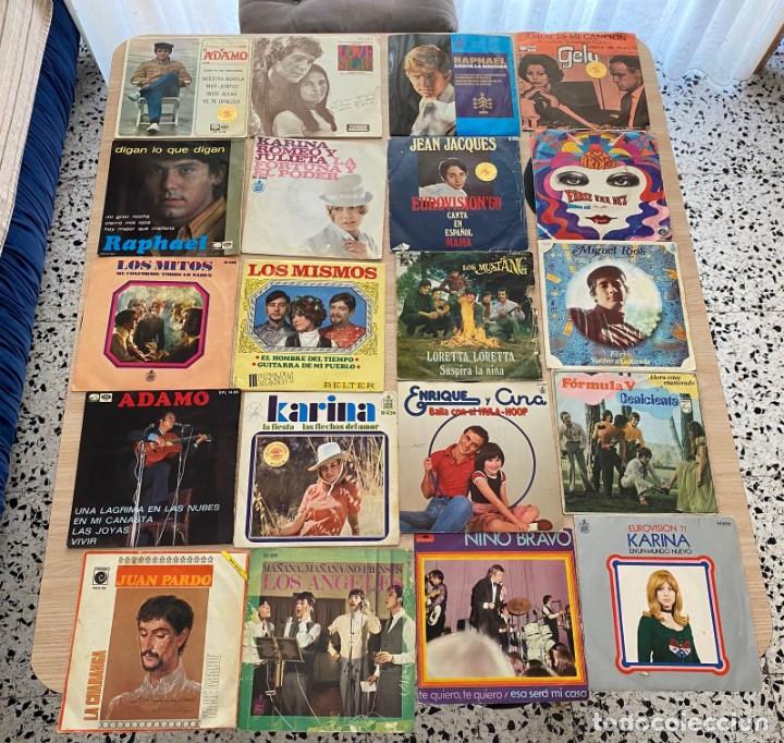 Discos de vinilo: COLECCION DISCOS VINILO : 75 DISCOS SINGLE + 6 DISCOS LP - Foto 3