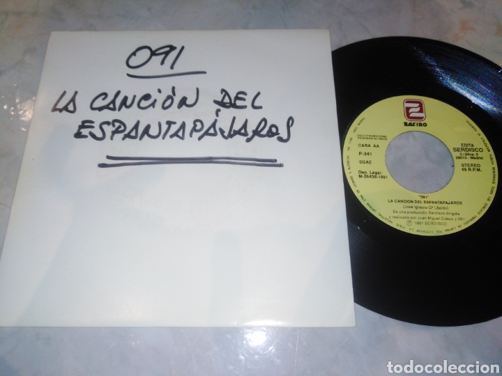 Vinyl-Schallplatten: 091-LA CANCI&Oacute;N DEL ESPANTAP&Aacute;JAROS-PROMOCIONAL-ESTADO EXCELENTE
