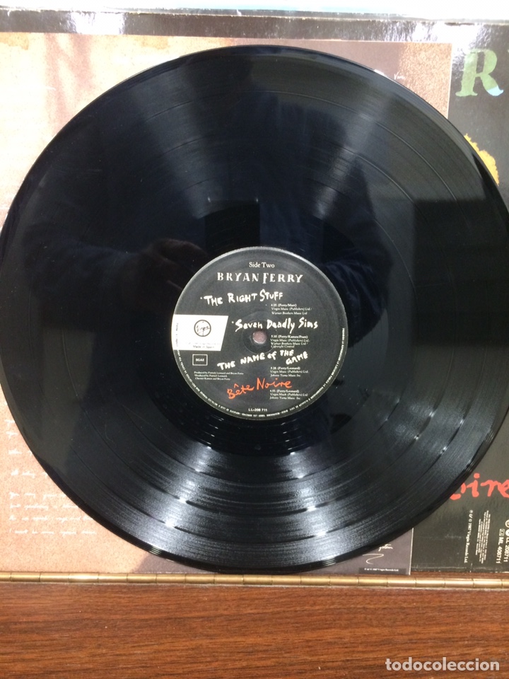 Discos de vinilo: BRYAN FERRY. B&ecirc;te Noire. Espa&ntilde;a. - Foto 5