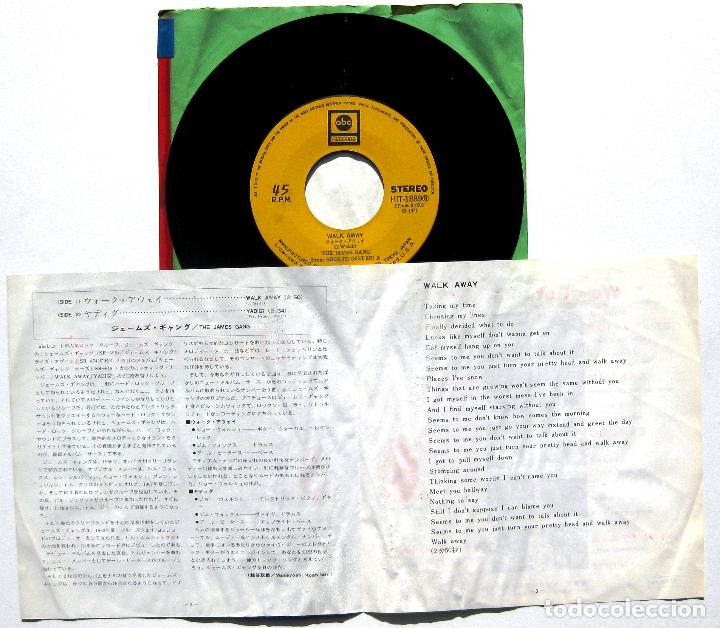 Discos de vinilo: James Gang - Walk Away - Single ABC Records 1971 Japan (Edición Japonesa) BPY - Foto 3 - 224760283