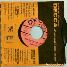 Discos de vinilo: ERNEST TUBB (SINGLE 1965) TURN AROUND WALK AWAY - DO WHAT YOU DO DO WELL (MUSICA COUNTRY AMERICANA). Lote 224767673