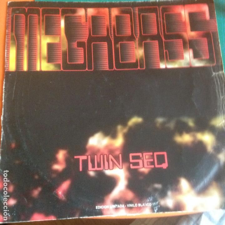 Discos de vinilo: MEGABASS - TWIN SEQ - MAXI - SOLO PORTADA - Foto 1