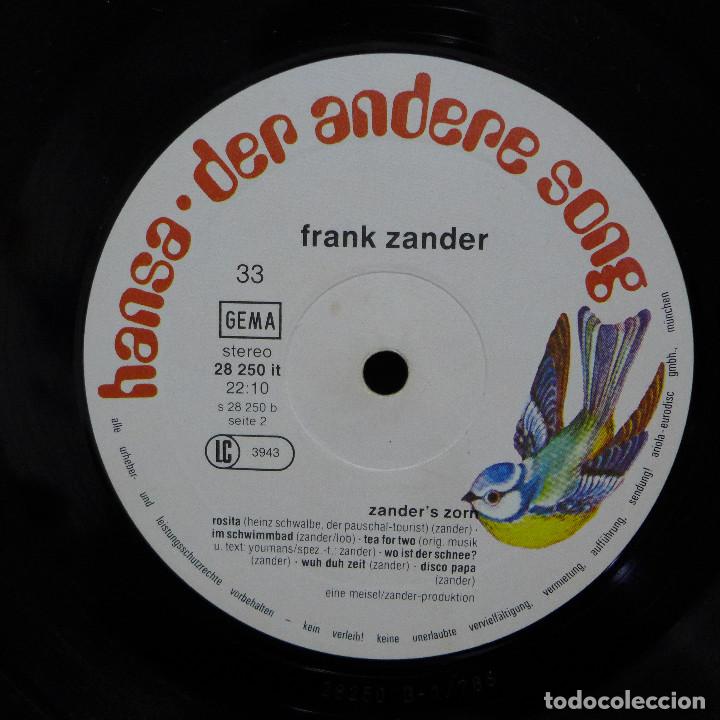 Discos de vinilo: FRANK ZANDER - ZANDERS ZORN - Foto 9
