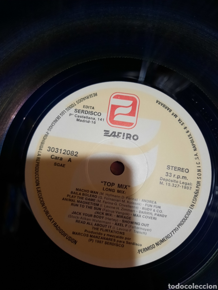 Discos de vinilo: Top mix. Recopilatorio - Foto 3