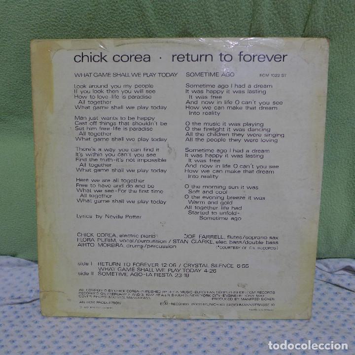 Discos de vinilo: CHICK COREA - RETURN TO FOREVER - Foto 5