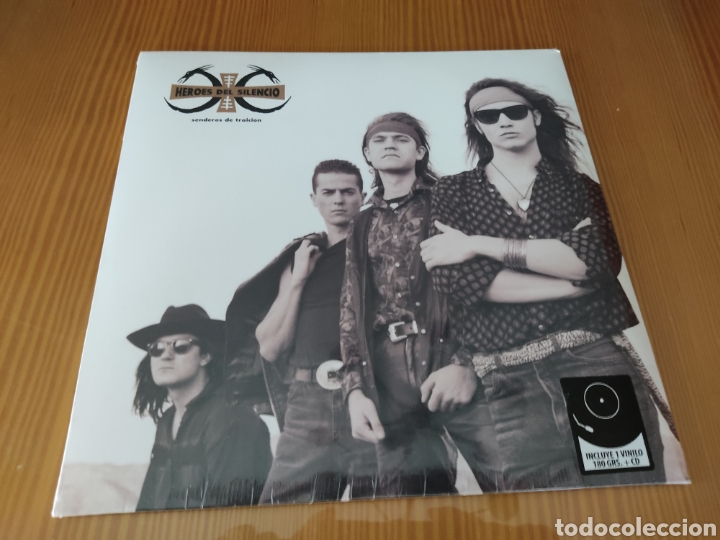Discos de vinilo: Disco vinilo + cd HEROES DEL SILENCIO - Foto 1