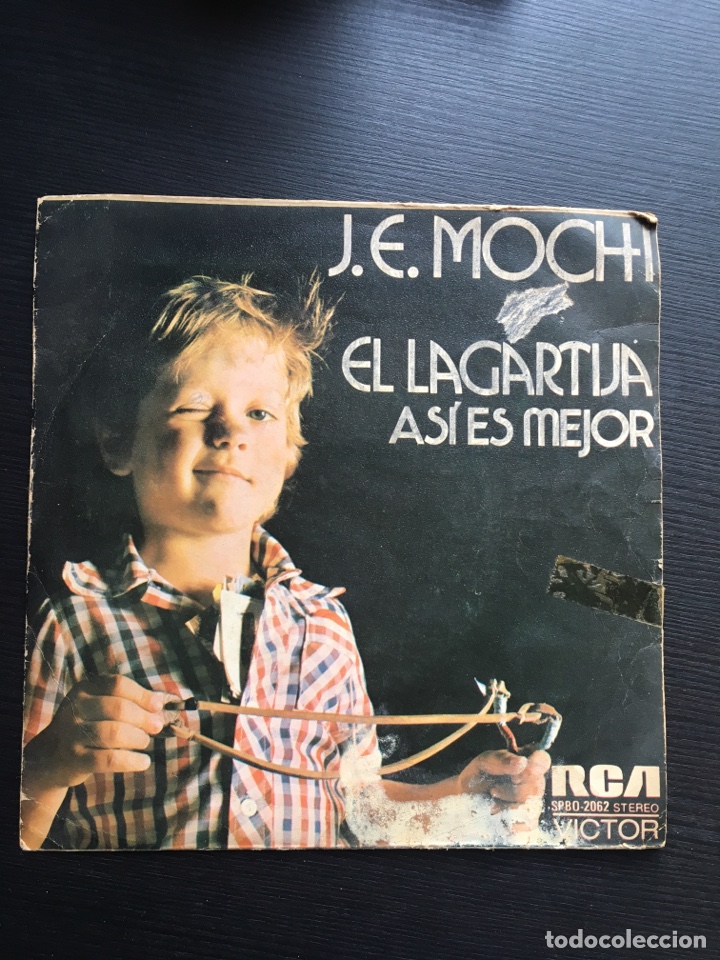 Discos de vinilo: Vinilo single 45rpm 1973 J.E.Mochi El lagartija. As&iacute; es mejor
