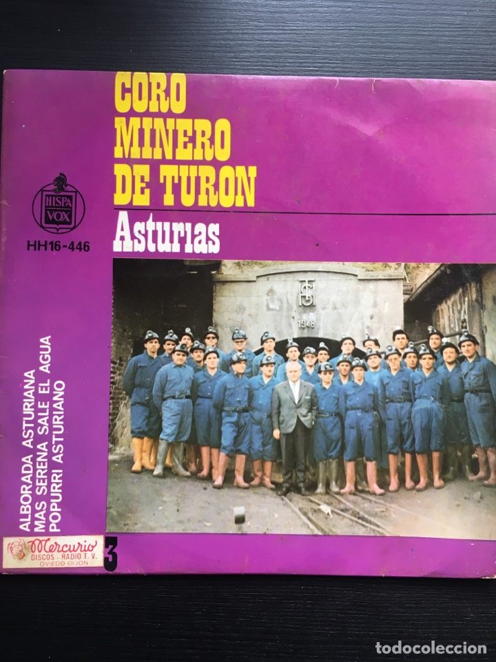 Discos de vinilo: Vinilo single 45rpm 1963 Coro Minero de Tur&ograve;n