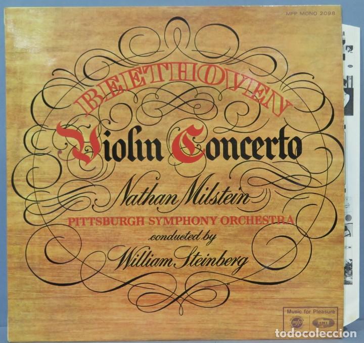 Discos de vinilo: LP. VIOLIN CONCERTO. BEETHOVEN. NATHAN MILSTEIN - Foto 1
