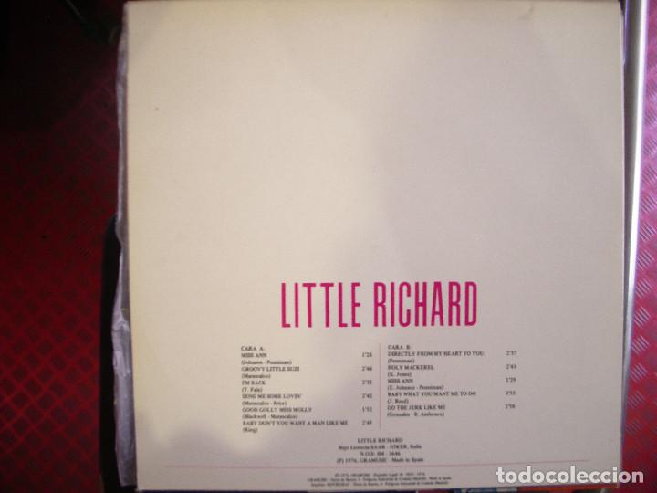 Discos de vinilo: LITTLE RICHARD- &iexcl;SALVAJE! LP - Foto 2