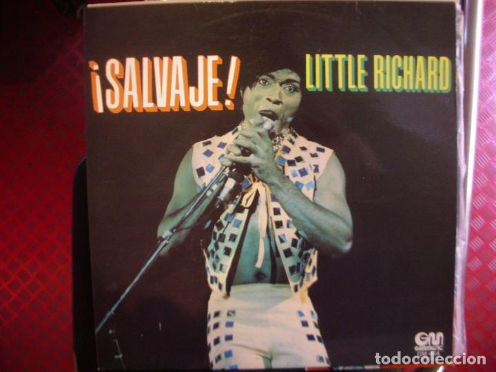 Discos de vinilo: LITTLE RICHARD- &iexcl;SALVAJE! LP - Foto 1