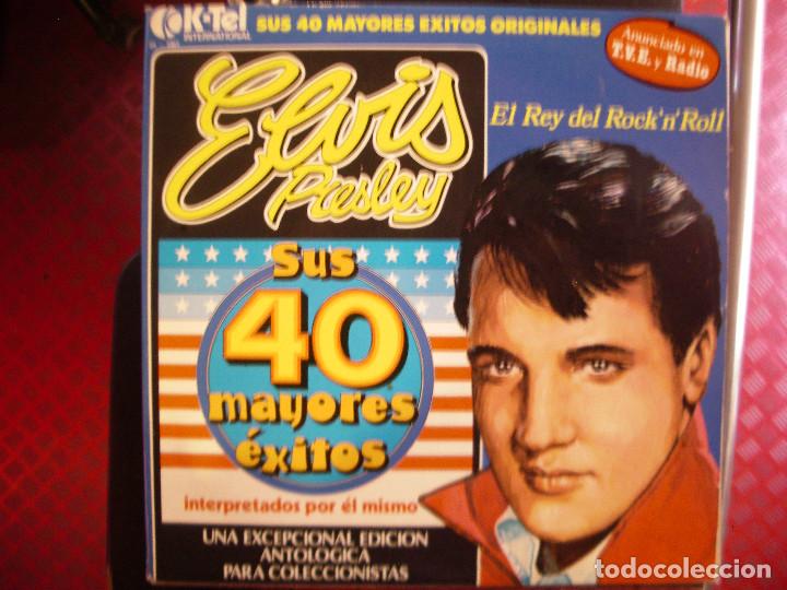 Discos de vinilo: ELVIS PRESLEY- EL REY DEL ROCK&acute;N&acute;ROLL. DOBLE LP. - Foto 1
