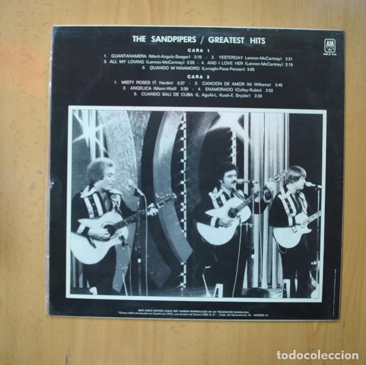 Discos de vinilo: THE SANDPIPERS - GREATEST HITS - LP - Foto 2
