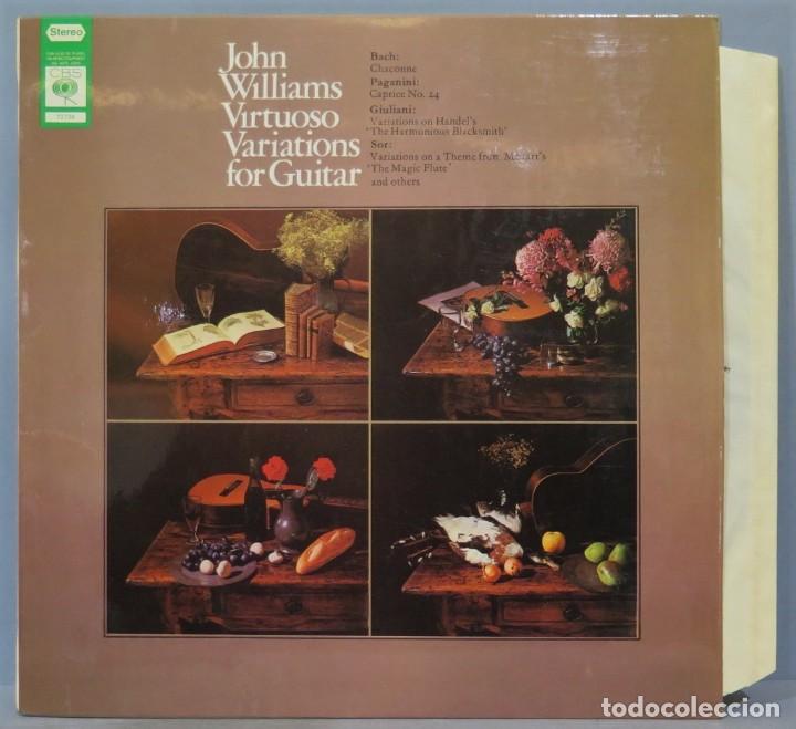 Discos de vinilo: LP. John Williams. Virtuoso Variations For Guitar - Foto 1