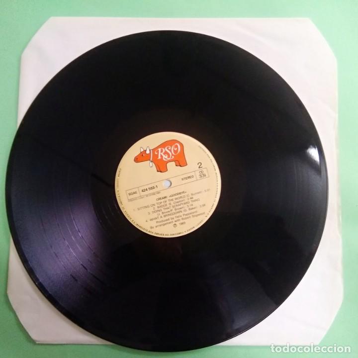 Discos de vinilo: CREAM - GOODBYE - IMPECABLE SIN PORTADA - - Foto 2