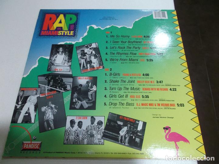 Discos de vinilo: RAP MIAMISTYLE, Rap / Hip Hop - Foto 2
