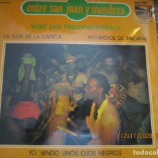 Discos de vinilo: ENTRE SAN JUAN Y MENDOZA LP - EDICION ESPAÑOLA - RED POINT RECORDS 1976 . STEREO.. Lote 224928695