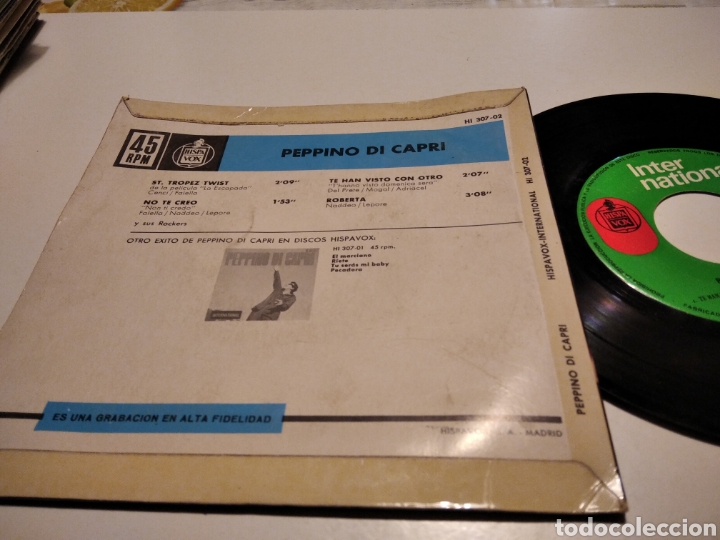 Discos de vinilo: Single PEPPINO DI CAPRI - Foto 5