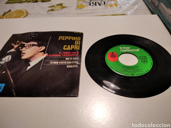 Discos de vinilo: Single PEPPINO DI CAPRI - Foto 1