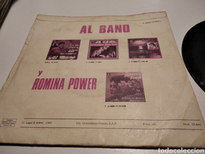 Discos de vinilo: Singles AL BANO - Foto 3