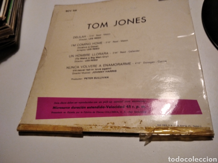 Discos de vinilo: Single Tom Jones - Foto 3