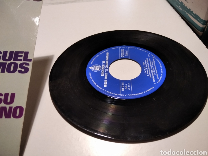 Discos de vinilo: Eurovisi&oacute;n 68 singles - Foto 2