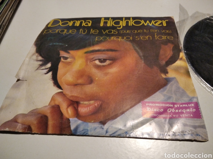 Discos de vinilo: Donna Hightower single - Foto 2
