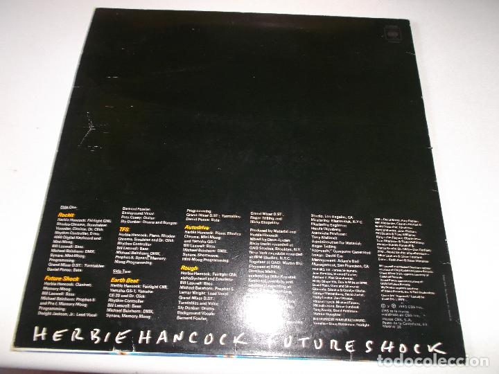 Discos de vinilo: HERBIE HANCOCK, FUTURE SHOCK, 1983, CBS ED ESPA&Ntilde;OLA - Foto 2