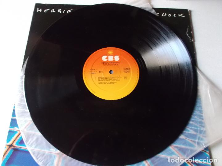 Discos de vinilo: HERBIE HANCOCK, FUTURE SHOCK, 1983, CBS ED ESPA&Ntilde;OLA - Foto 4