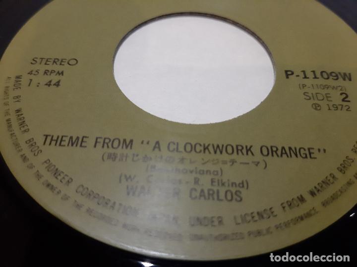 Discos de vinilo: WALTER CARLOS -MARCH FROM &rdquo;A CLOCKWORK ORANGE&rdquo;- (1972) SINGLE 7&rdquo; - Foto 2