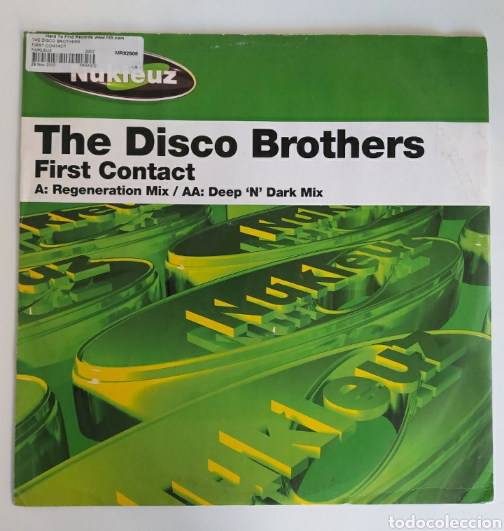 Discos de vinilo: Maxi single The disco brother/First contact - Foto 2