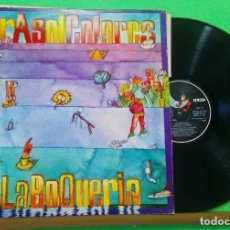 Discos de vinilo: MIRASOL COLORES - LA BOQUERIA, LP 1ºEDICION -1977-LIMPIO,TRATADO CON ALCOHOL ISOPROPILICO