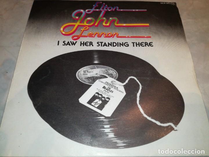 Discos de vinilo: ELTON JOHN LENNON-PRIMERA CONVENCION EUROPEA-THE BEATLES FANS-PROMOCIONAL